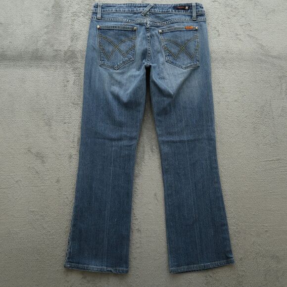 VIGOSS Jeans Junior's Size 13 Blue Mid-Rise Bootcut Denim Pants 29.5" Inseam - Picture 13 of 16
